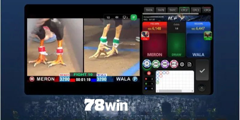 Chơi đá gà 78win Campuchia siêu tiện lợi